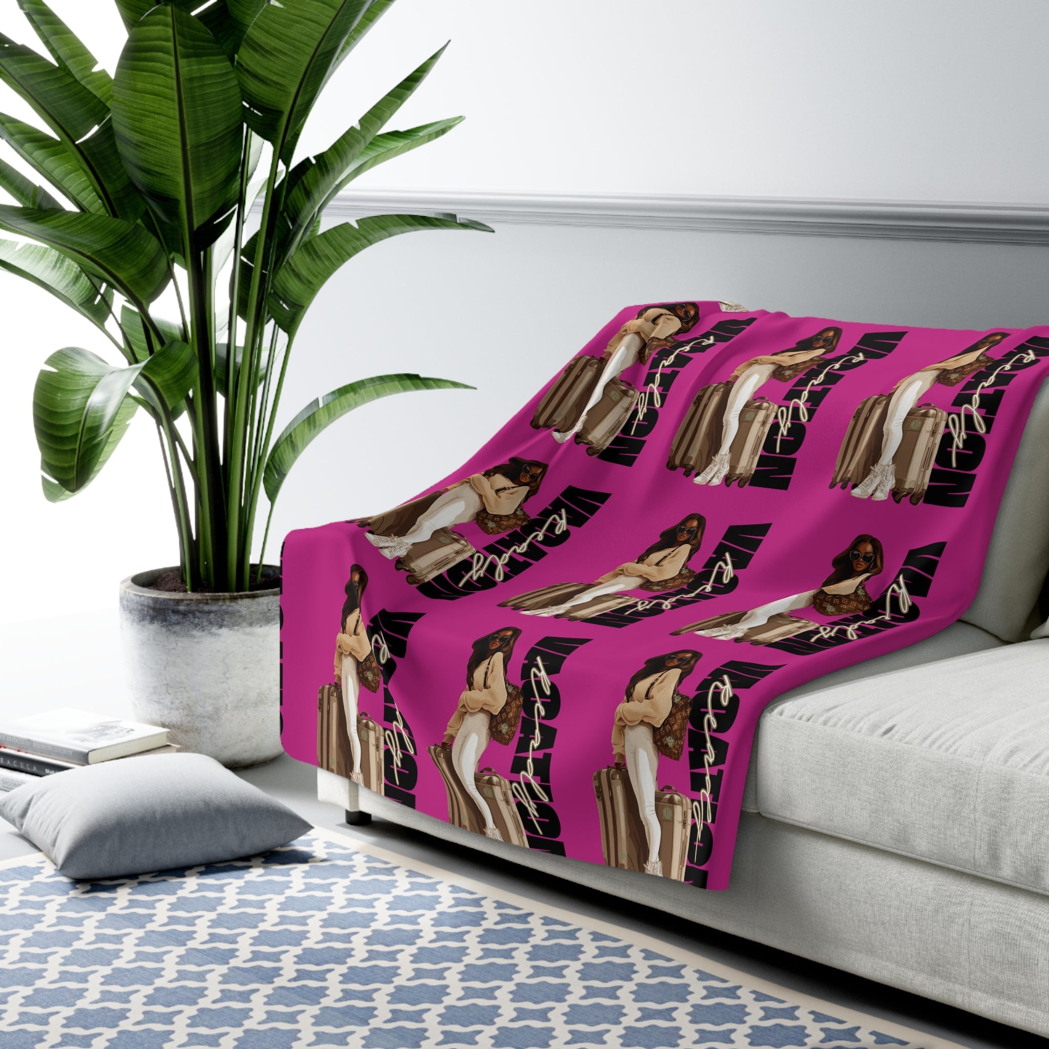 Vacation Ready Sherpa Fleece Blanket
